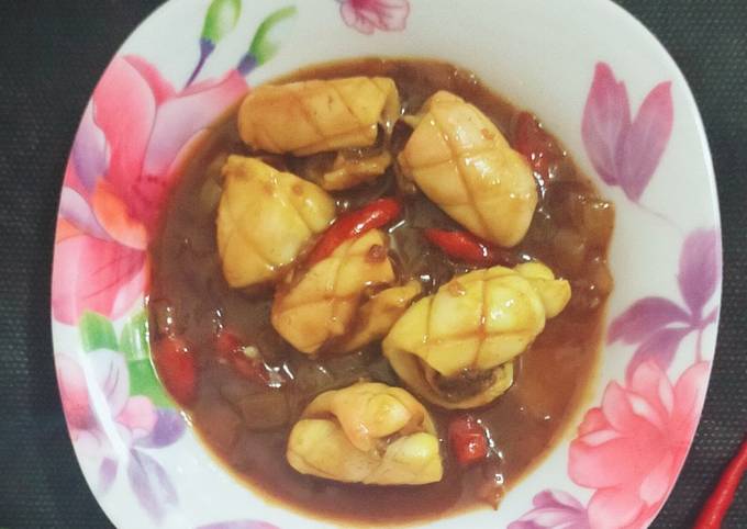 Resep Cumi kecap Inggris yang Lezat