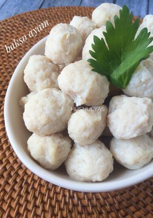 Foto resep Bakso ayam kenyal
