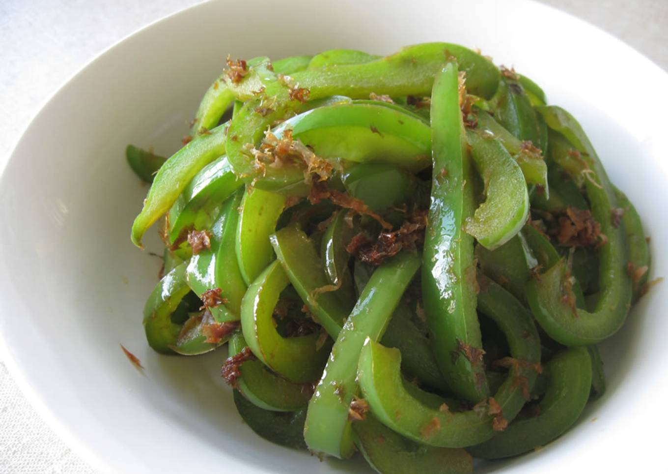 Capsicum Katsuobushi Stir Fry