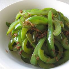 A picture of Capsicum Katsuobushi Stir Fry.