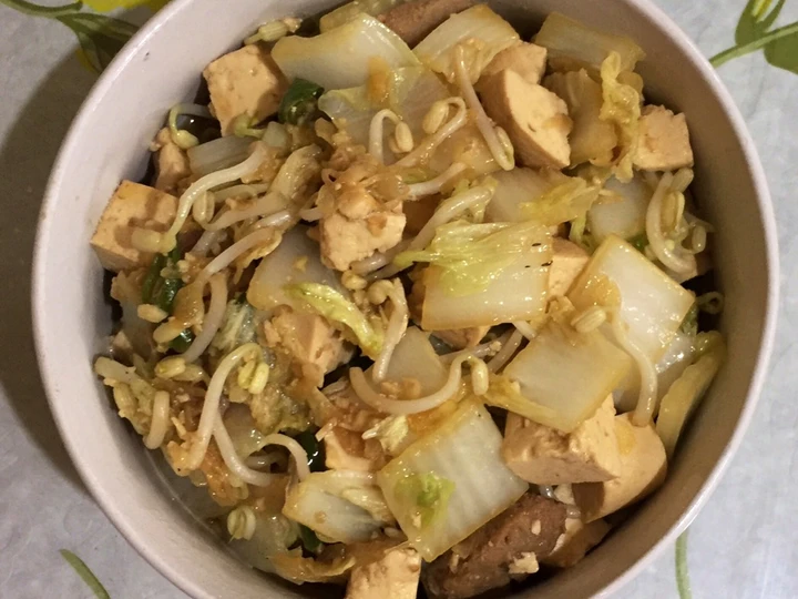 Cara Gampang Membikin Resep Tumis Sawi Putih Tauge Tahu yang Lezat Sekali Anti Ribet, Mantap