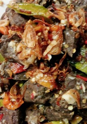 Foto resep Oseng 2P (paru + pete)