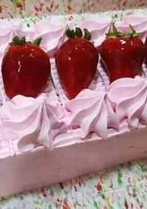 صورة لوصفة حلوى بالفراولة