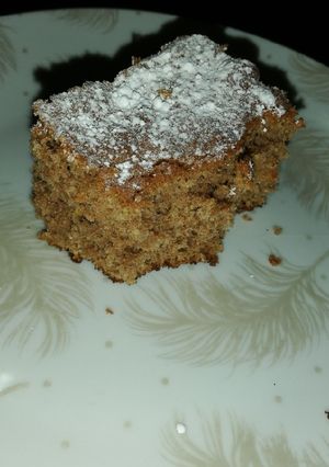 Una foto de Bizcocho de chocolate y naranja (integral)