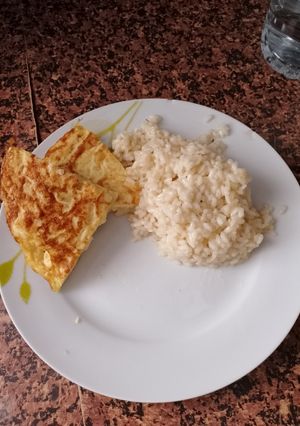 Una foto de Arroz con Caldo de verduras