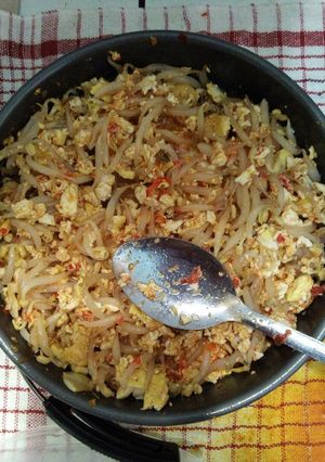 Foto resep Tumis toge+tahu+telor pedas manis