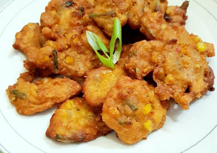 Resep Bakwan jagung renyah Anti Gagal