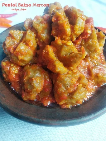 Langkah Gampang Membikin Resep Pentol bakso mercon yang Uenak Anti Ribet, Bikin Ngiler