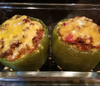 Popular Recipe Cheesy Stuffed Green Bell Peppers Practical Delicious