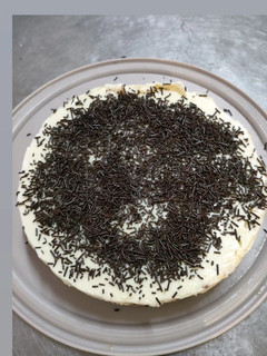 Una foto de Tarta tres chocolates