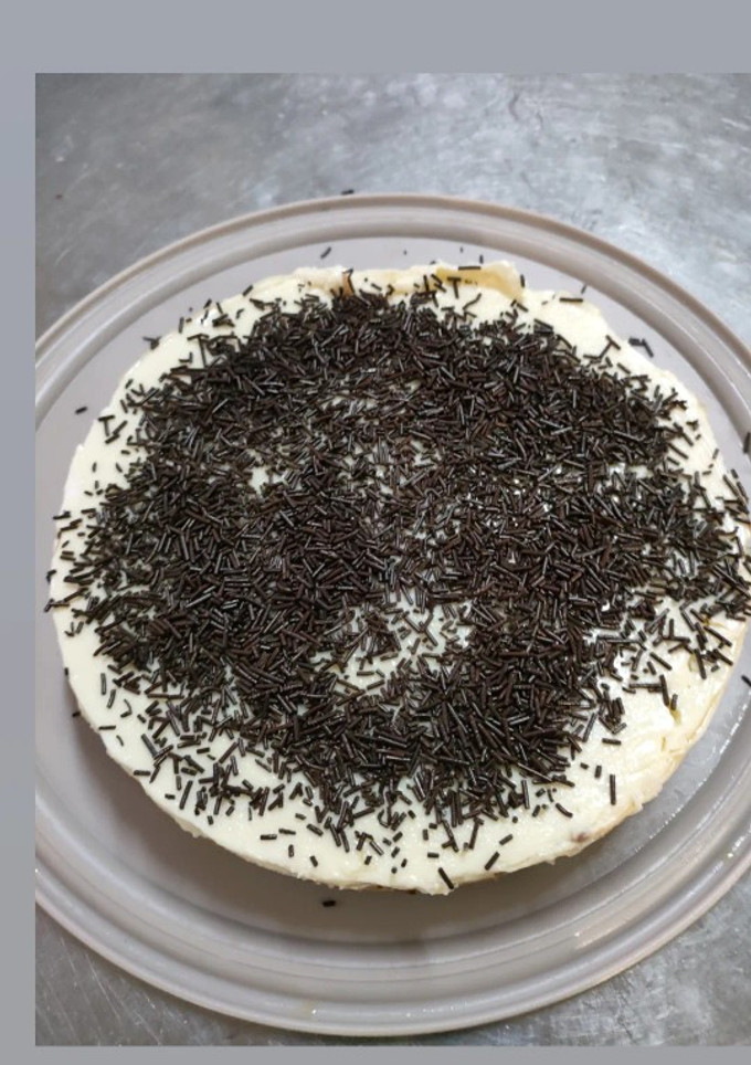Una foto de Tarta tres chocolates
