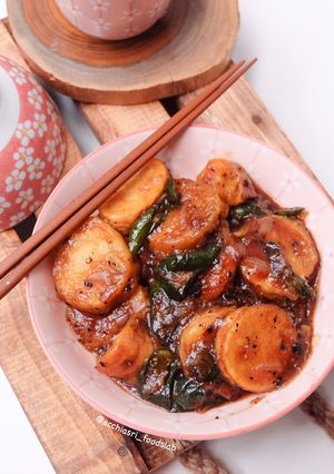 Foto resep Egg Tofu Saus Lada Hitam
