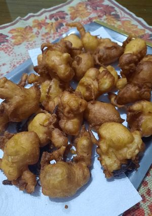 Una foto de Buñuelos fáciles con batidora