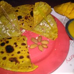 A picture of Mango Maharaja paratha.