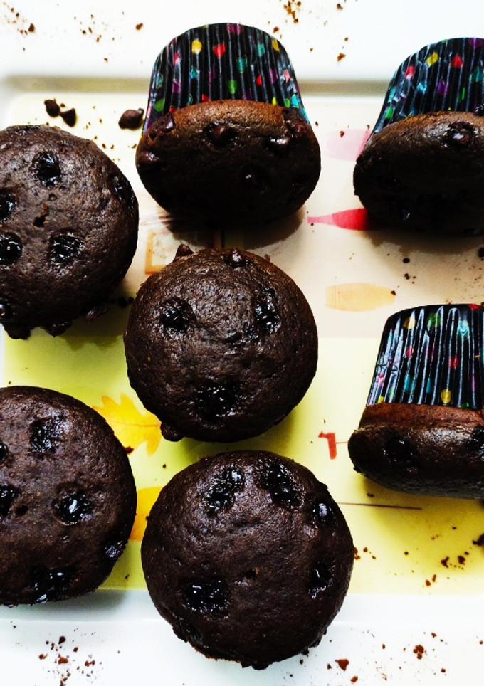 காபி கோகோ கப் கேக் (Coffee cocoa muffins) செய்முறை முக்கிய புகைப்படம்