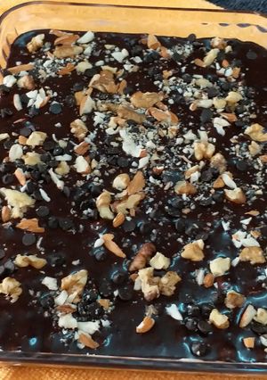 A picture of No Bake Coffee cum Dark Chocolate Brownie Bites.