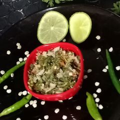 A picture of Chilli thecha.
