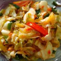 รูปของ Tumis kol bawang daun