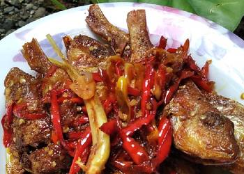 Cara Memasak Cepat Oseng ikan merah pedas Sedap Nikmat