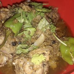 A picture of Green Gosht.