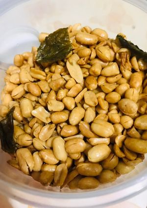 Foto resep Kacang goreng bawang renyah