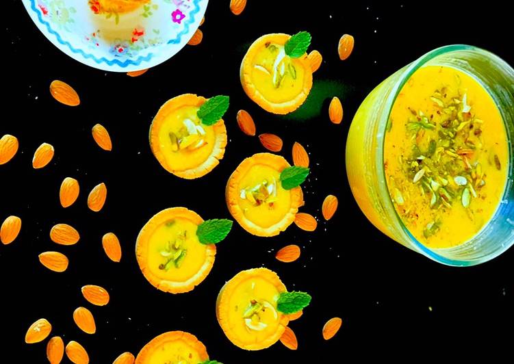 Simple Way to Make Perfect Mango Rabri Tarts