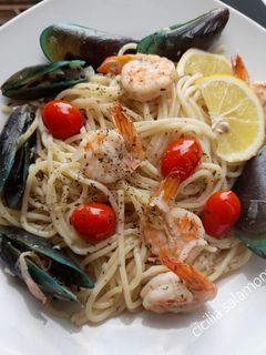 Foto resep Seafood Spaghetti
