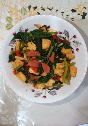 Foto resep Tumis Sawi Hijau dan Tahu