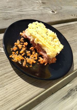 Une photo de Hachis parmentier de thon aux légumes citronnés