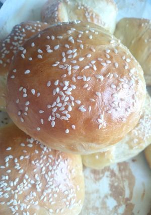 Hamburger zsömlék recept fotója