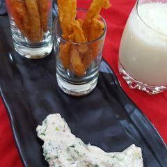 A picture of Potato Fritters.
