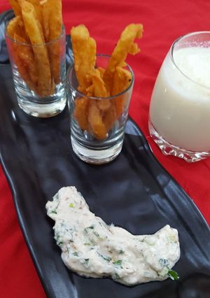 A picture of Potato Fritters.