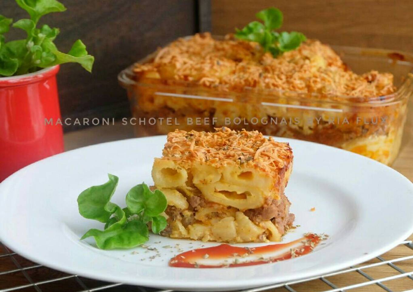 Macaroni Schotel Beef Bolognese