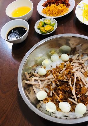 Hình của món Bánh tráng trộn.
