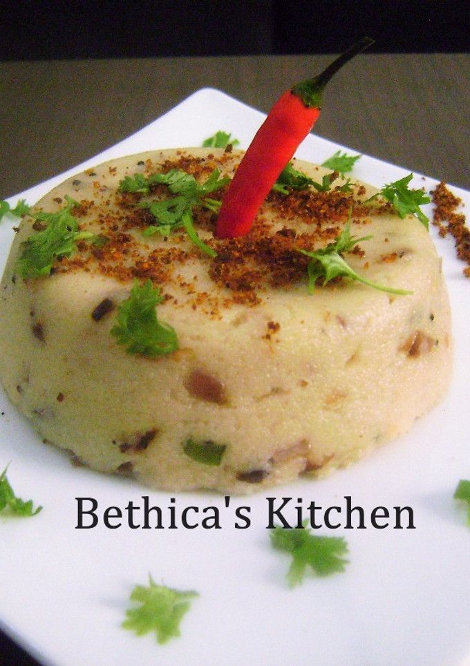 A picture of Rava Upma.