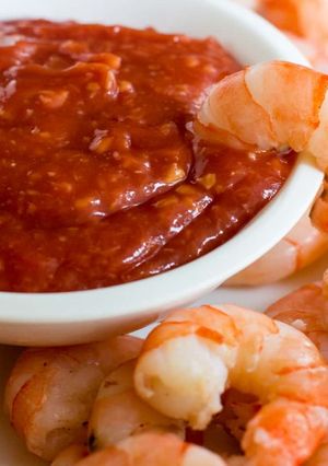 A picture of Classic Cocktail Sauce for Shrimp and Seafood.