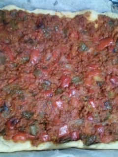 Una foto de Torta de carne con pimiento
