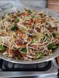 Chop suey de res a la mexicana