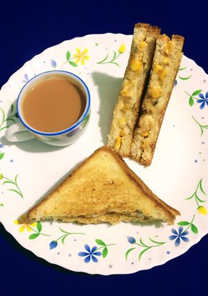 A picture of Corn Cheese Sandwich.