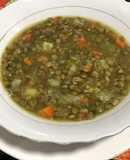 Sopa de lentejas con curry