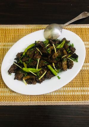 A picture of Beef 🥩 chilli.