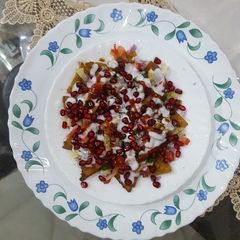 A picture of Spinach Nachos Bhel.