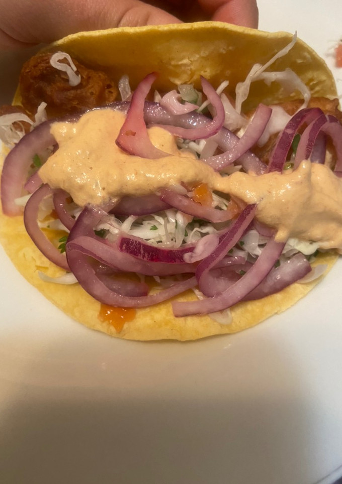 Una foto de Tacos de pescado estilo Ensenada