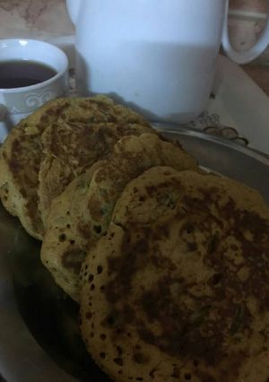 صورة لوصفة مطبق بطريقة مختلفه (فطائر البيض اللذيذه)