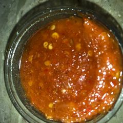 Lahsan chutney A picture of Lahsan chutney.