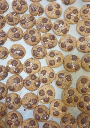 Foto resep Sea Salt Belgium Coklat Cookies