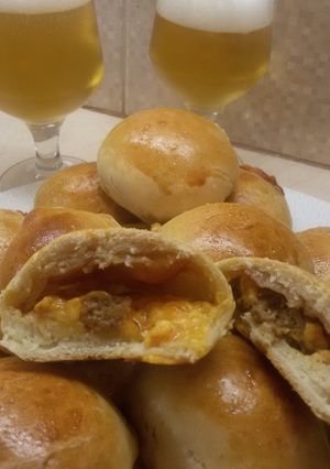 Φωτογραφία της συνταγής Cheeseburger mini τυλιχτά