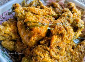 Gambar Rendang ayam serai