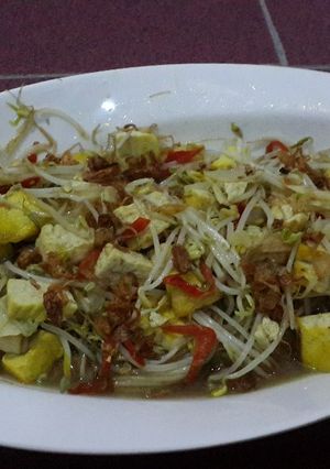 Foto resep Tumis Kecambah Tahu Kuning