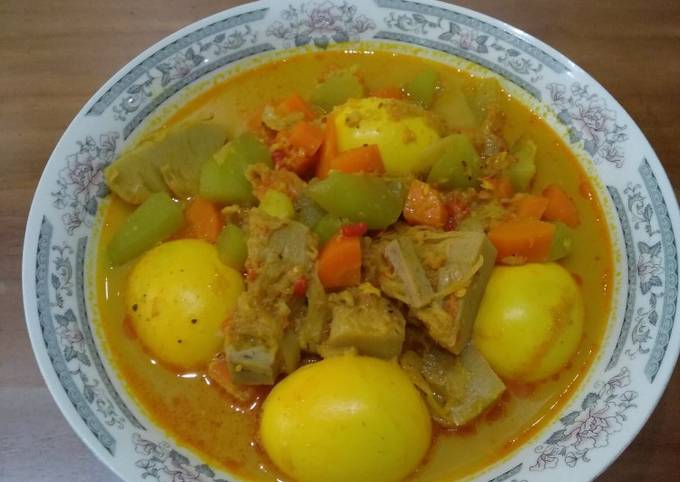 Yuk intip, Resep enak buat Gulai sayur nangka, labu siyem, telor dijamin sesuai selera